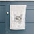 Doodled Prince the Tabby Cat Decorative Hand Towel