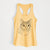 Doodled Prince the Tabby Cat - Women's Racerback Tanktop