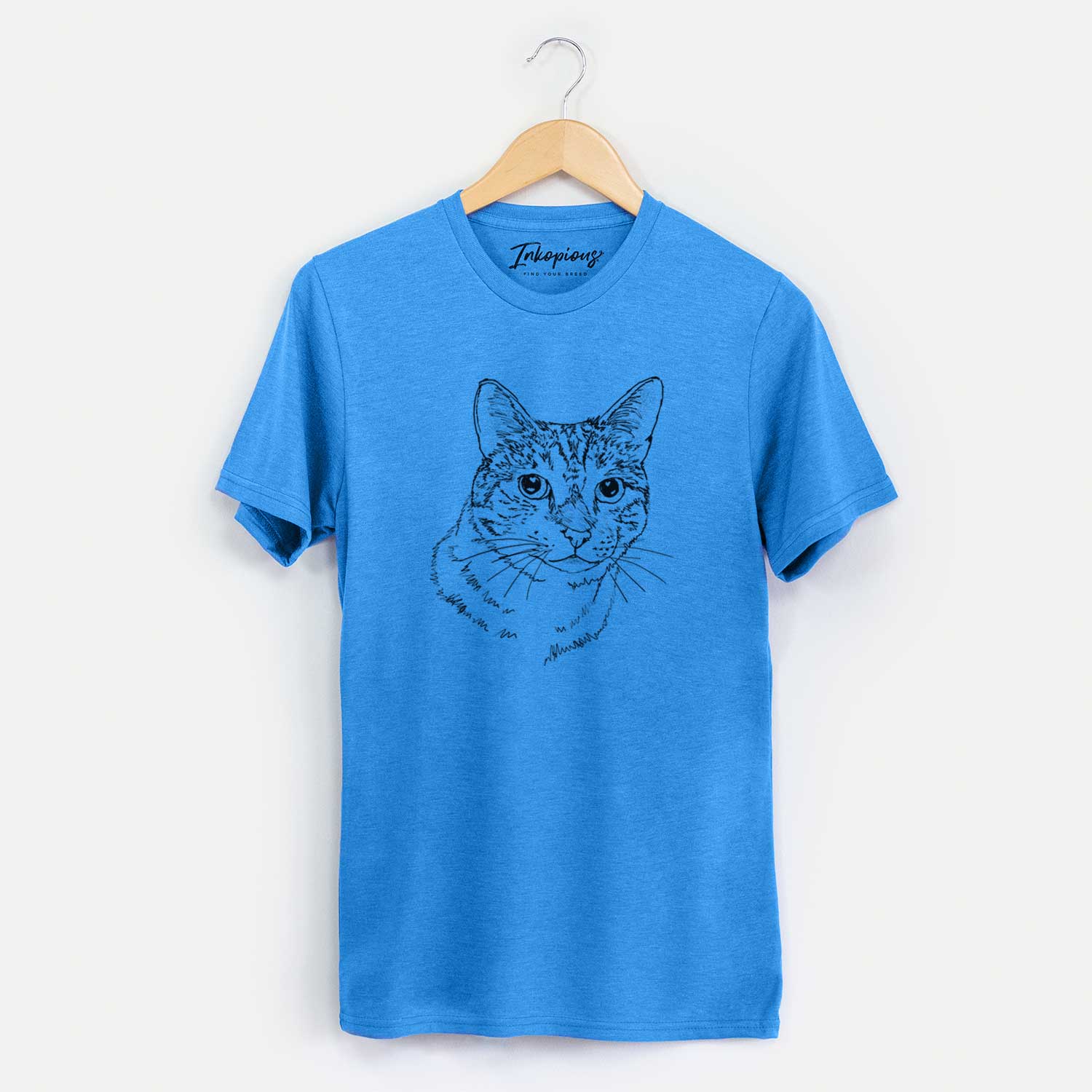 Doodled Prince the Tabby Cat - Unisex Crewneck