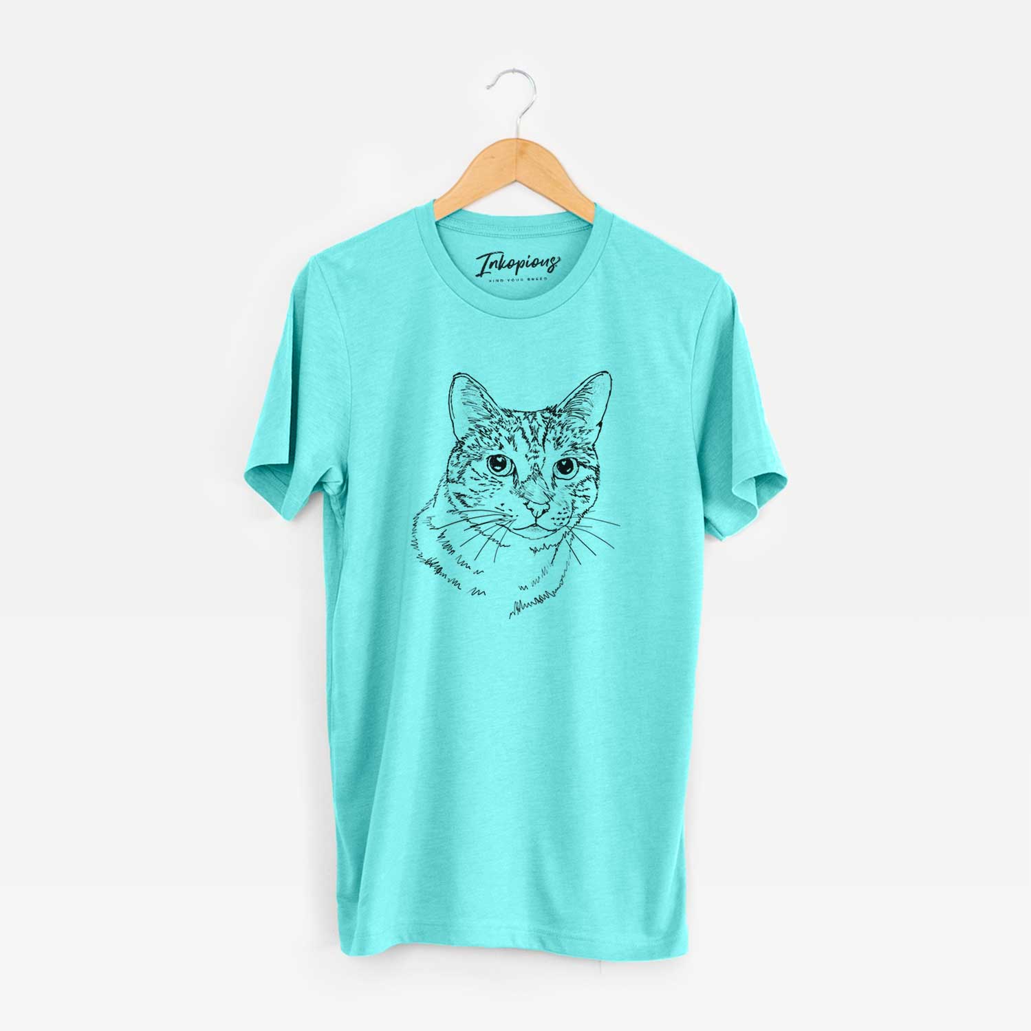 Doodled Prince the Tabby Cat - Unisex Crewneck