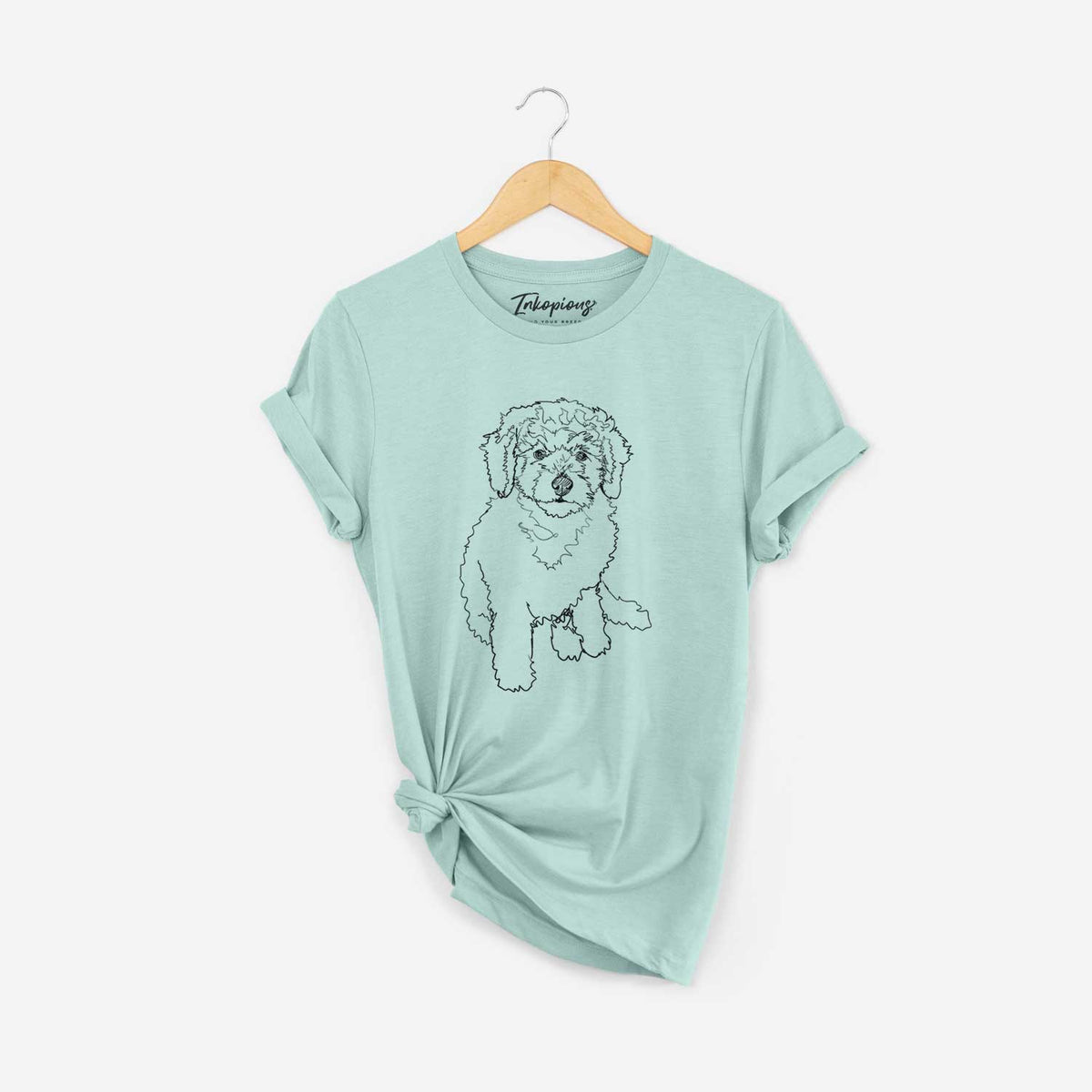 Doodled Puff the Labradoodle Puppy - Unisex Crewneck