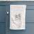 Doodled Quark the Siamese Cat Decorative Hand Towel