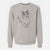 Doodled Quark the Siamese Cat - Unisex Pigment Dyed Crew Sweatshirt