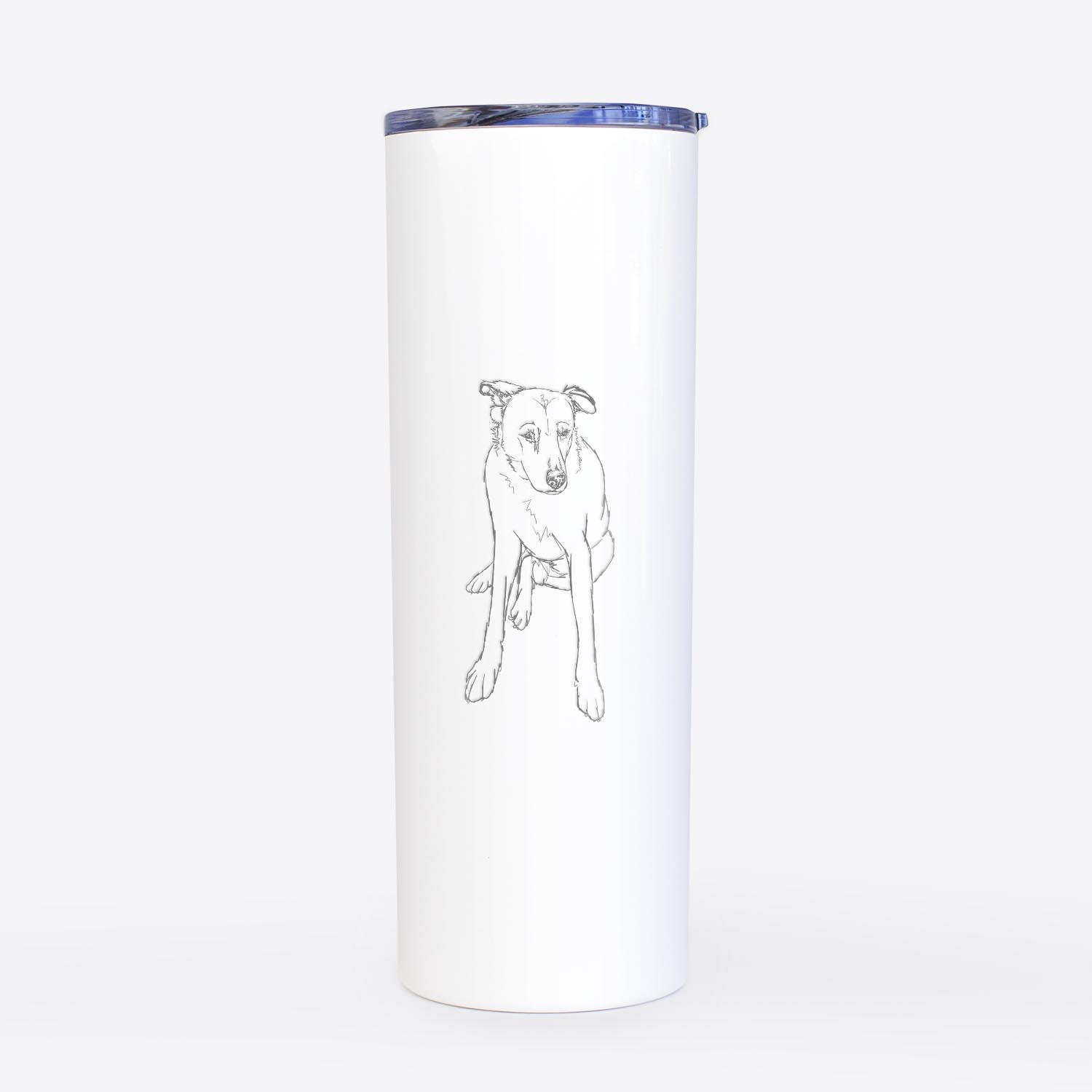 Doodled Red the Mixed Breed - 20oz Skinny Tumbler