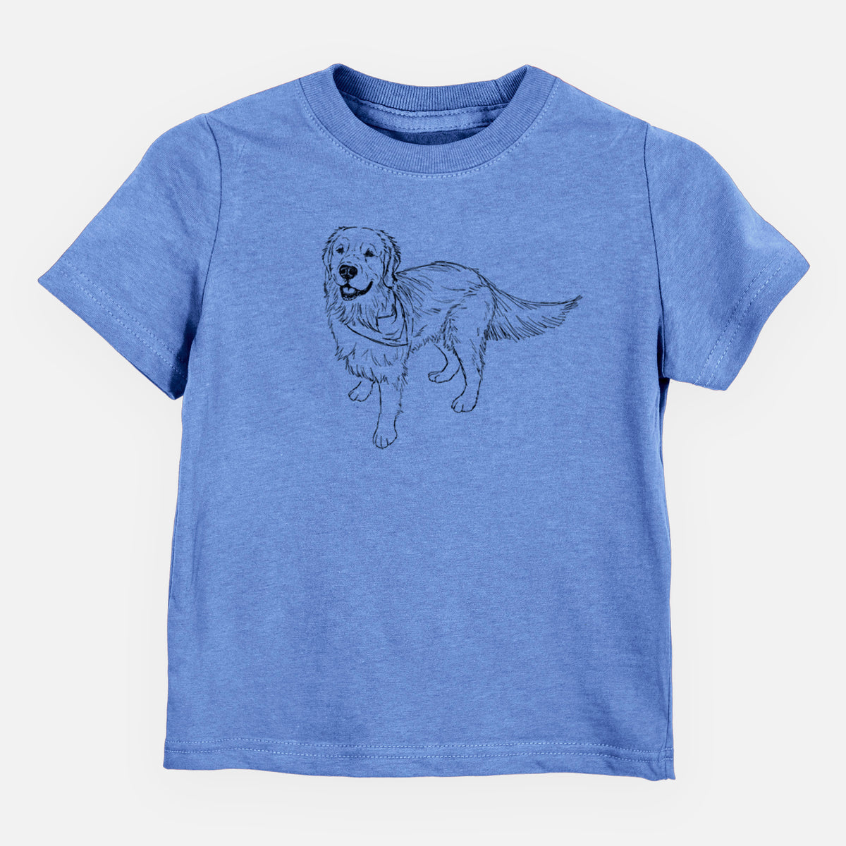 Doodled Reggie the Golden Retriever - Kids/Youth/Toddler Shirt
