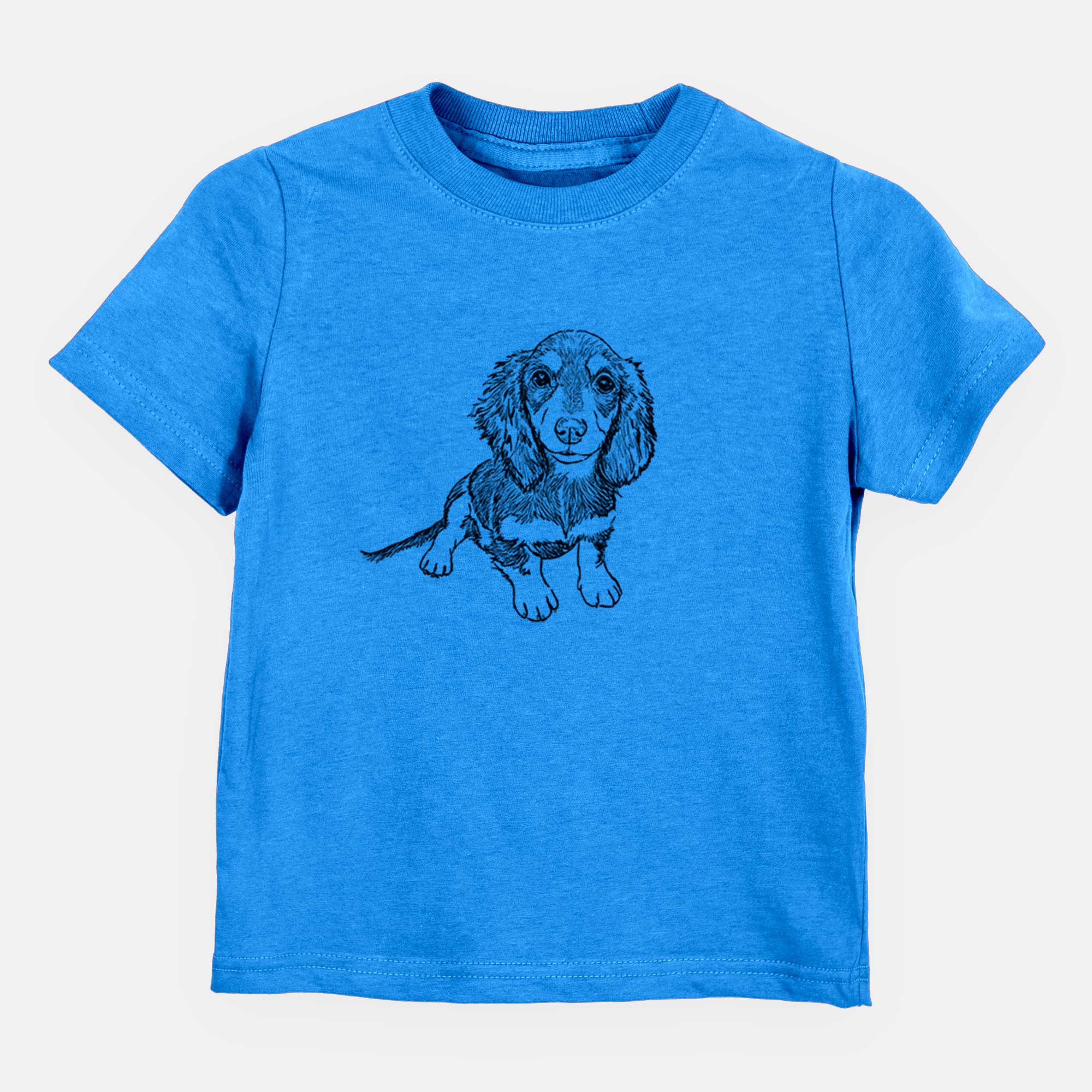 Doodled Reggie the Mini Dachshund - Kids/Youth/Toddler Shirt