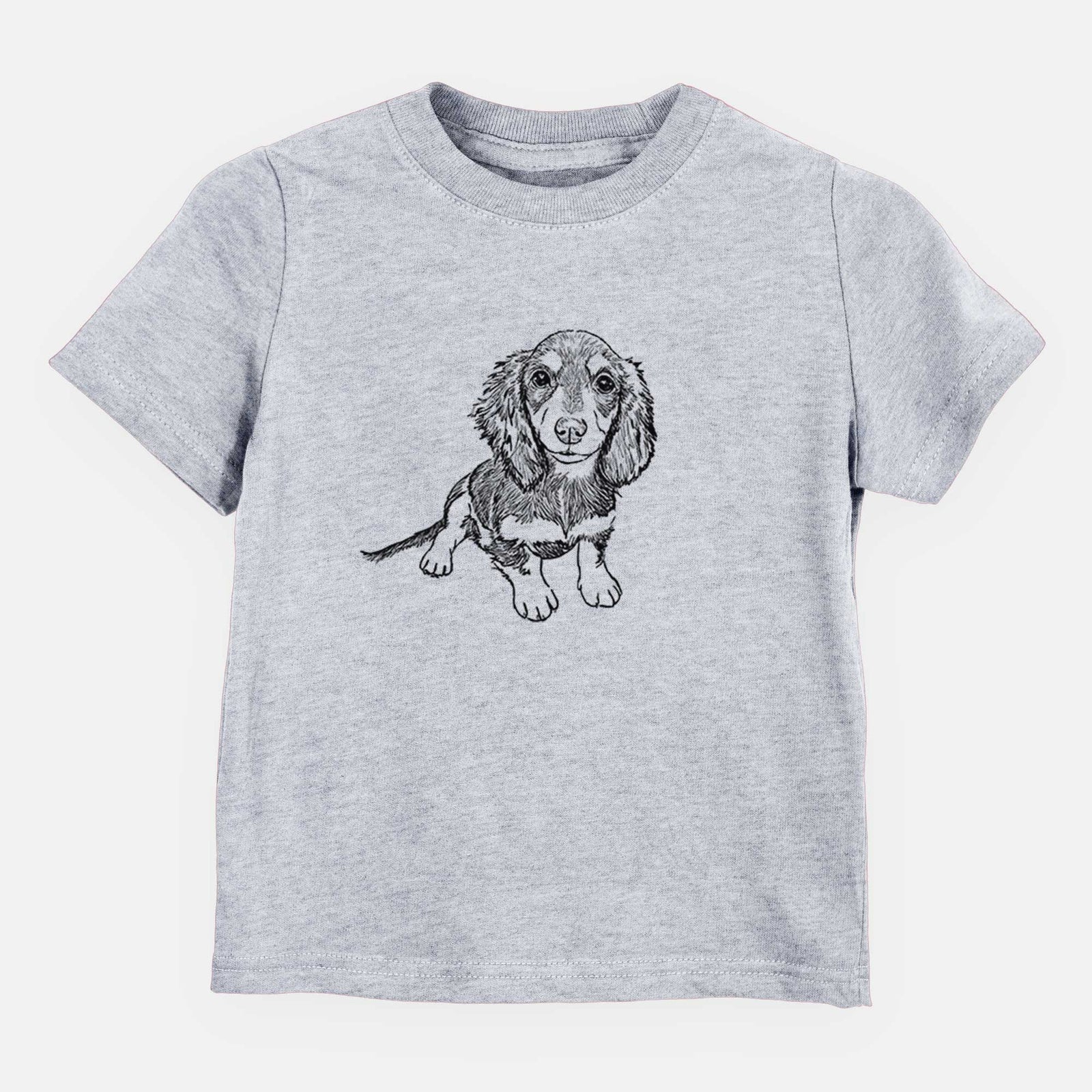 Doodled Reggie the Mini Dachshund - Kids/Youth/Toddler Shirt