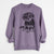 Doodled Remy the Mini Bernedoodle - Unisex Pigment Dyed Crew Sweatshirt