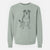 Doodled Riesling the Beagle Bulldog Mix - Unisex Pigment Dyed Crew Sweatshirt