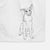 Doodled Riley the German Shepherd Decorative Hand Towel