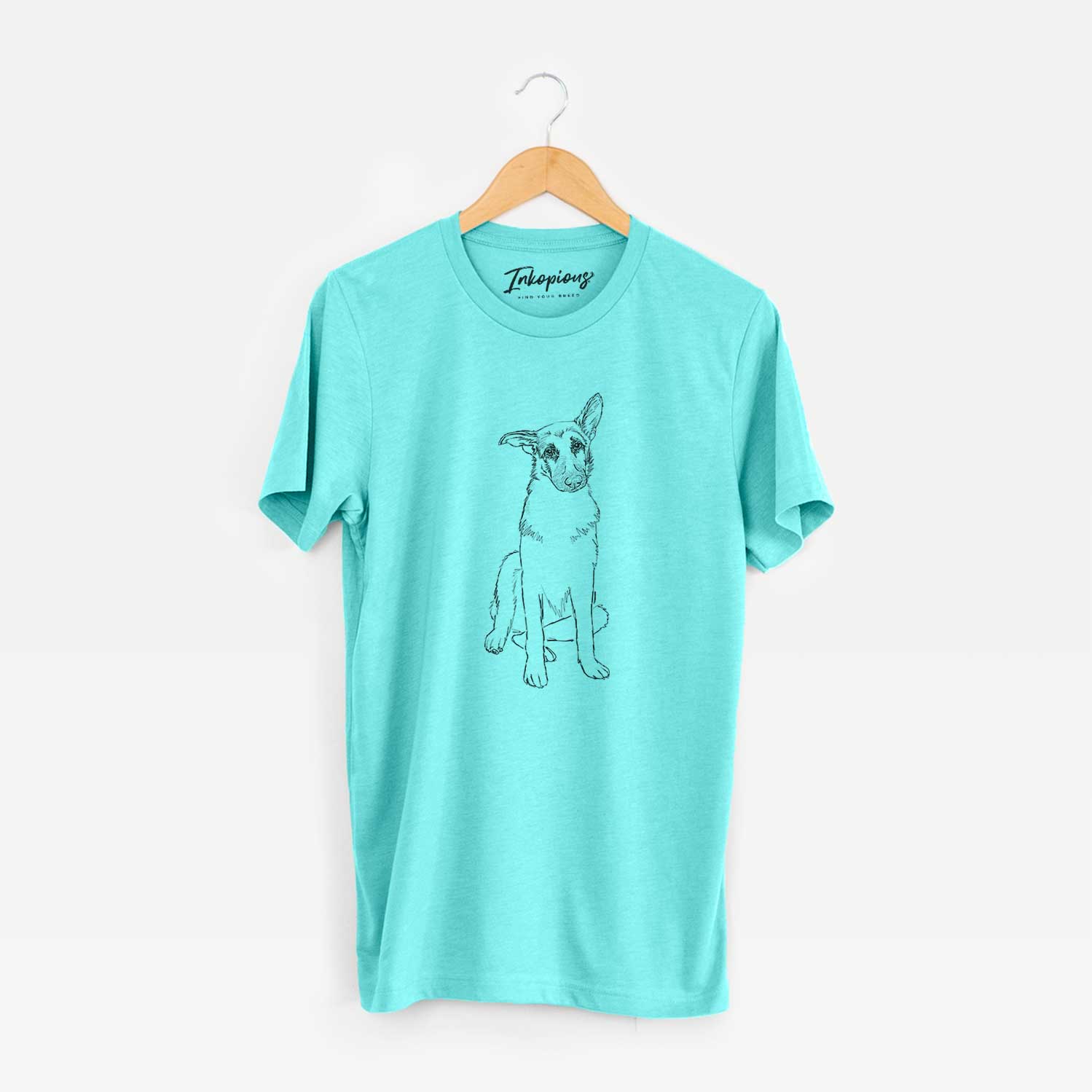 Doodled Riley the German Shepherd - Unisex Crewneck