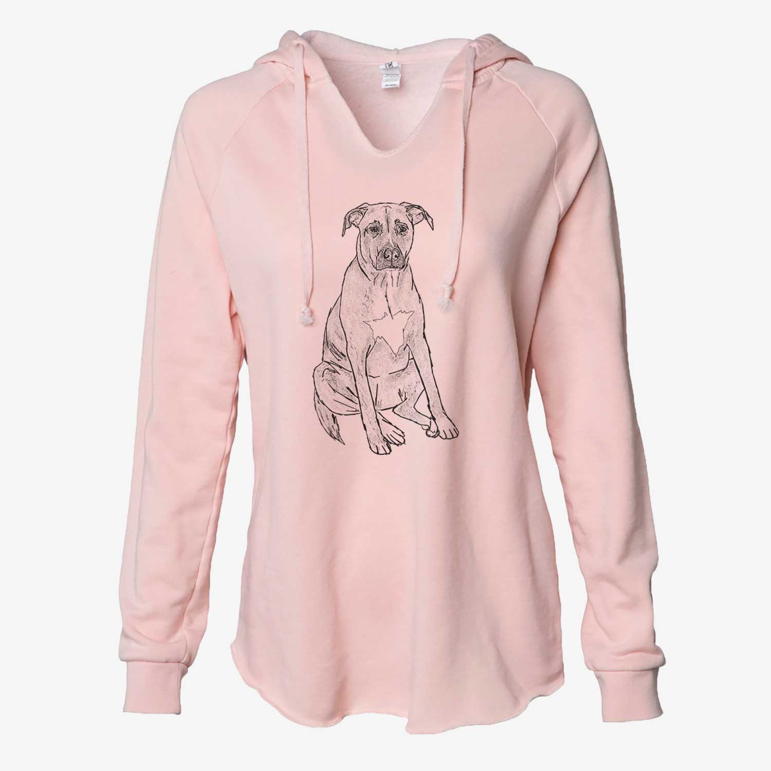 Doodled Riley the Mixed breed - Cali Wave Hooded Sweatshirt