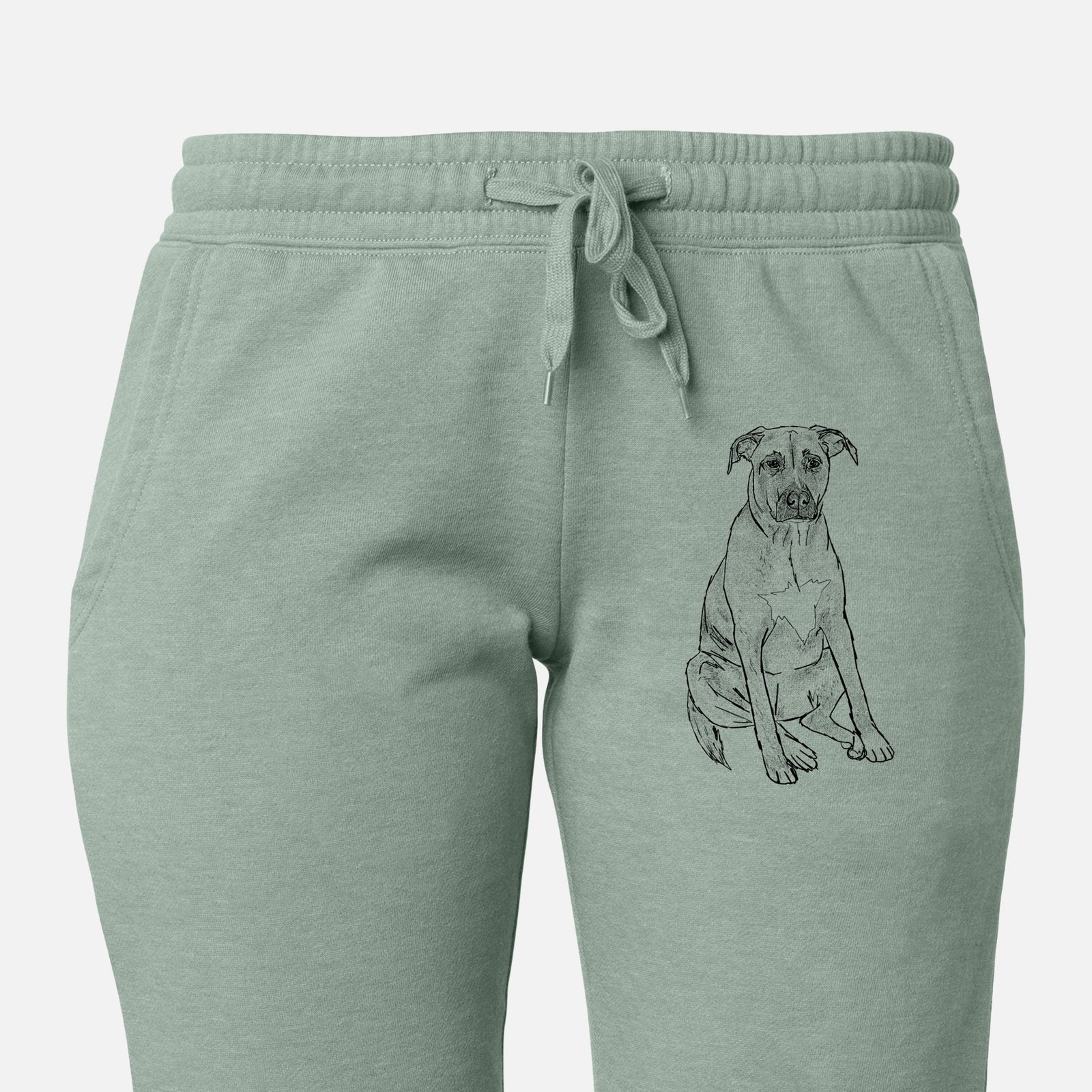 Doodled Riley the Mixed Breed - Women's Cali Wave Joggers