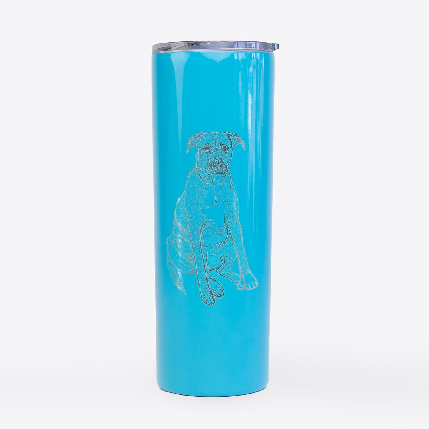 Doodled Riley the Mixed breed - 20oz Skinny Tumbler