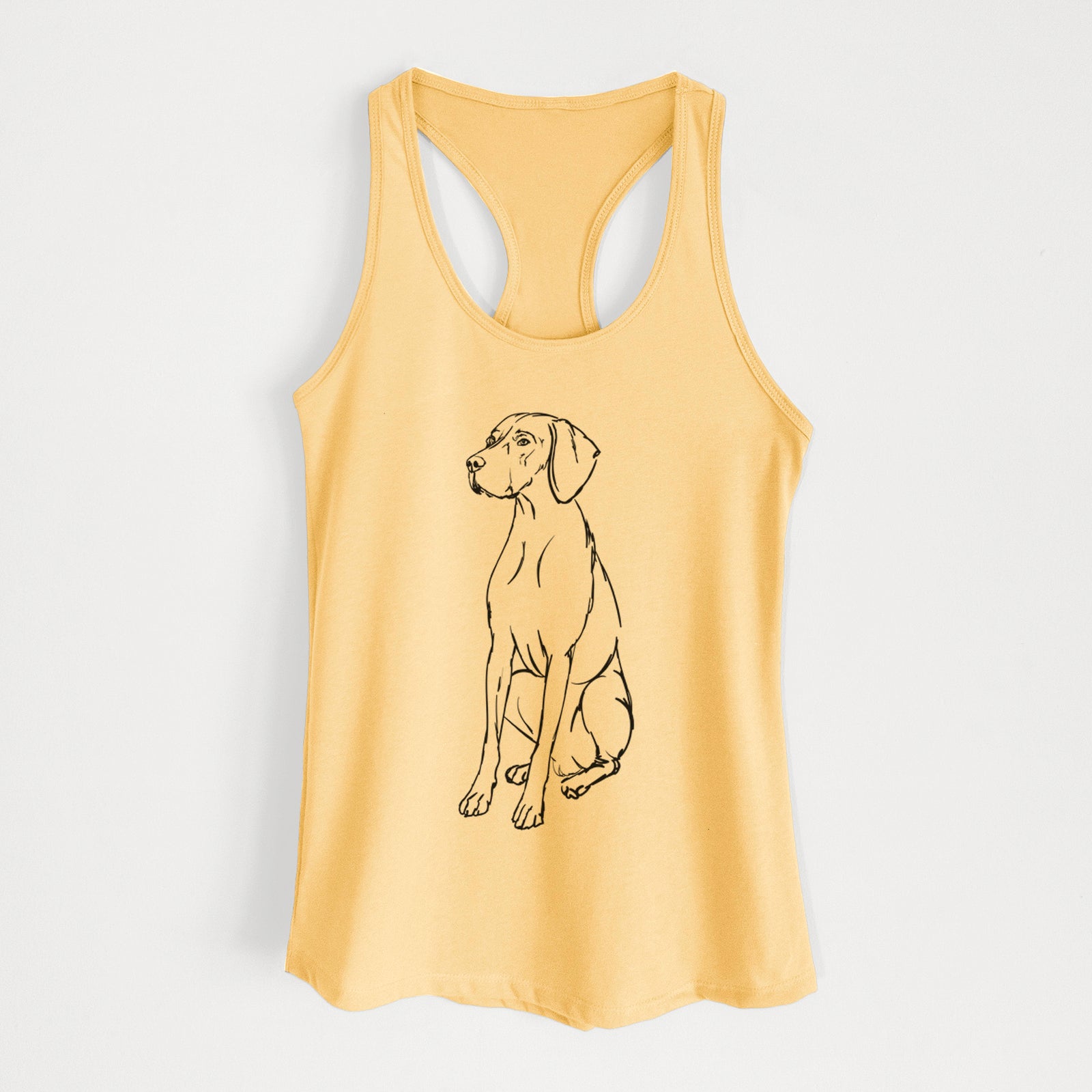 Doodled Rio the Vizsla - Women's Racerback Tanktop