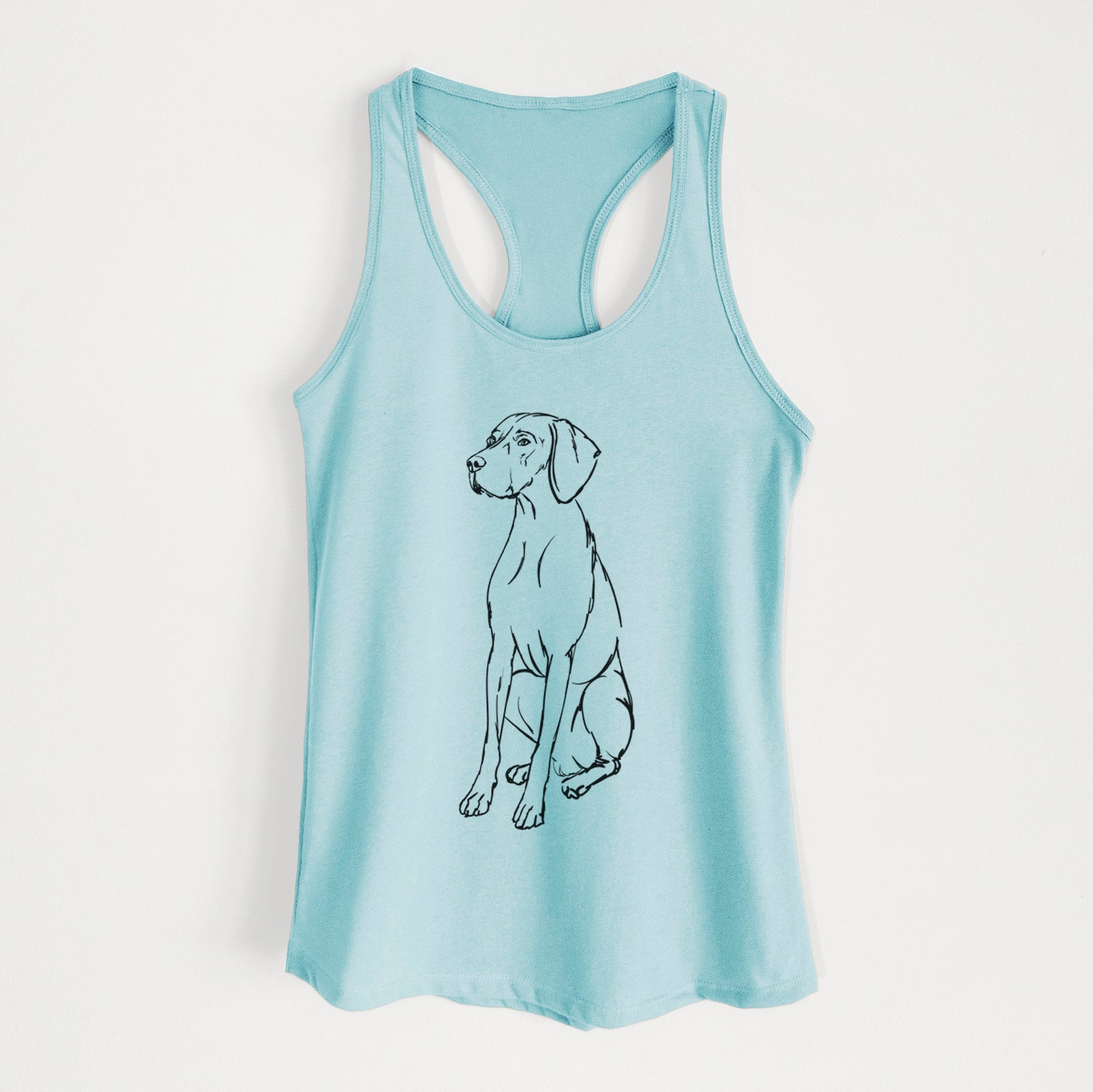 Doodled Rio the Vizsla - Women's Racerback Tanktop
