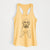 Doodled Riona the Soft Coated Wheaten Terrier - Women's Racerback Tanktop