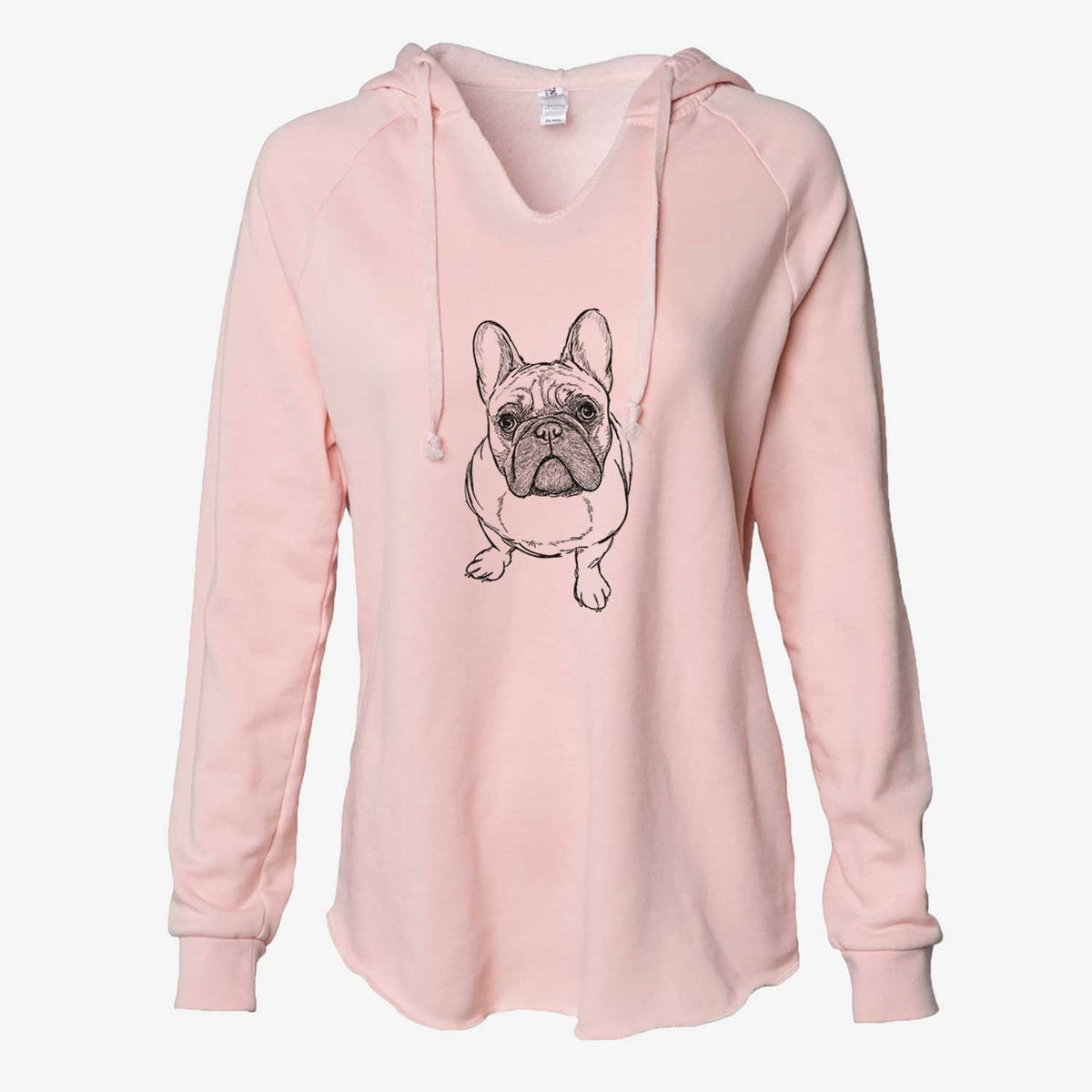 Doodled River the French Bulldog - Cali Wave Hooded Sweatshirt