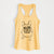 Doodled River the French Bulldog - Women's Racerback Tanktop