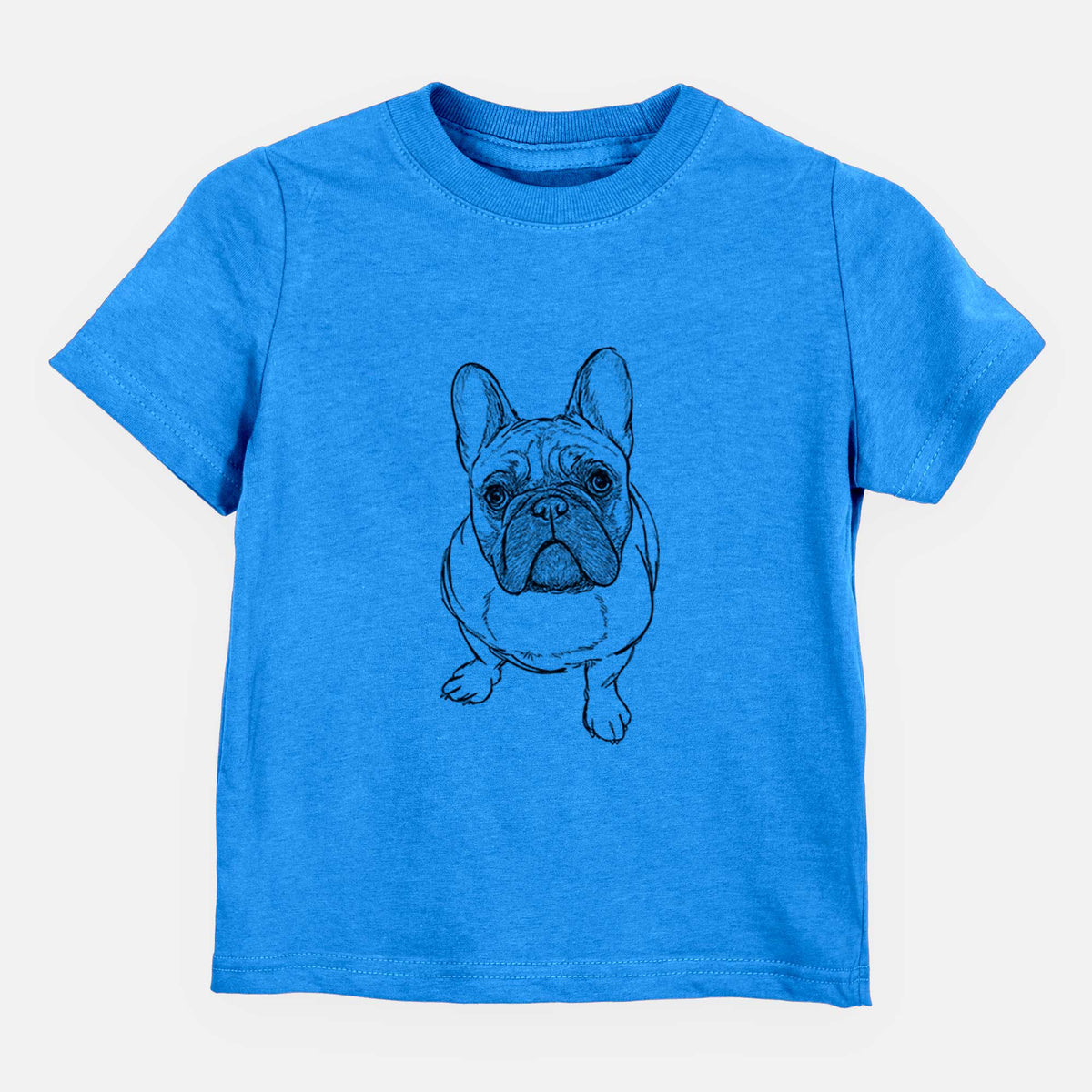 Doodled River the French Bulldog - Kids/Youth/Toddler Shirt