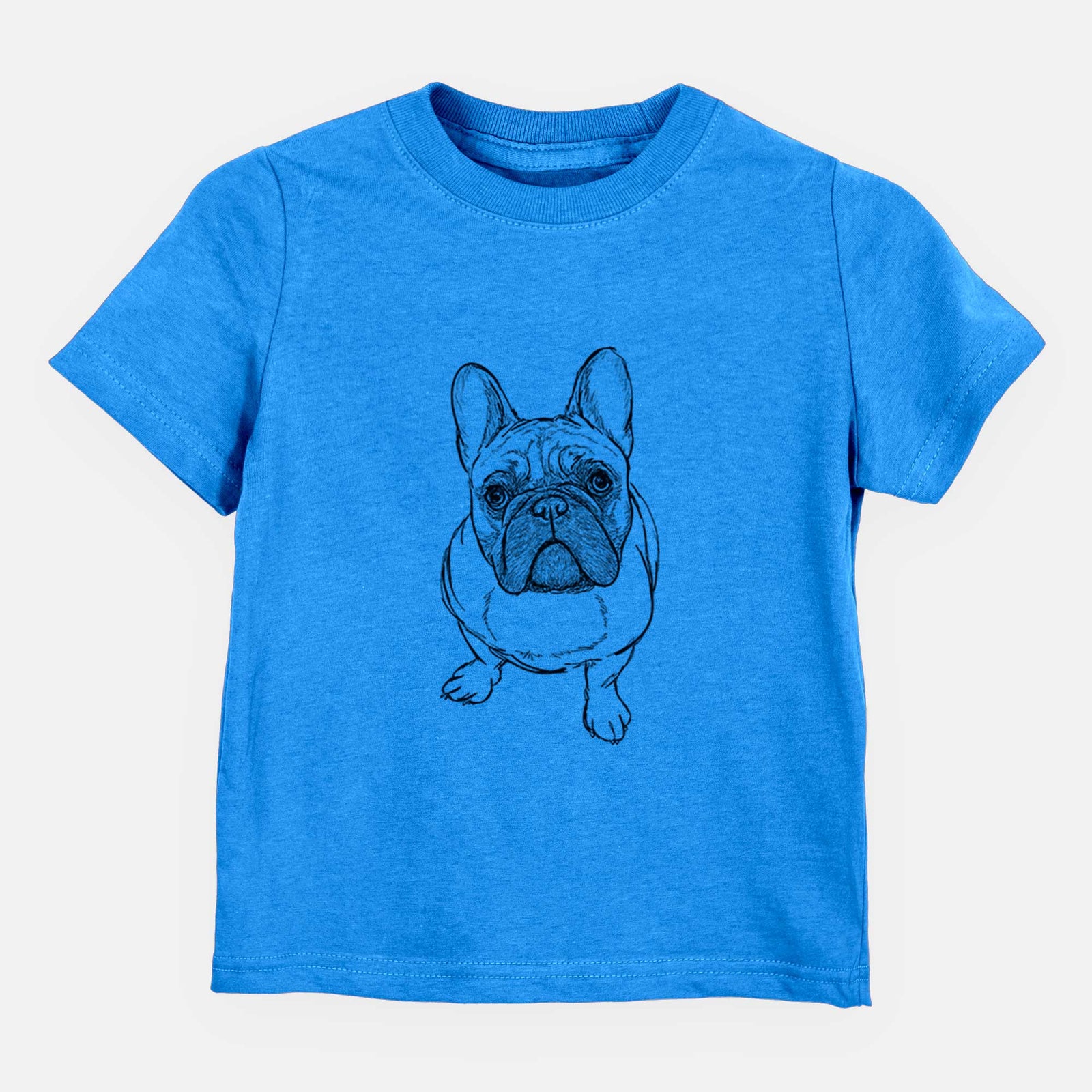 Doodled River the French Bulldog - Kids/Youth/Toddler Shirt