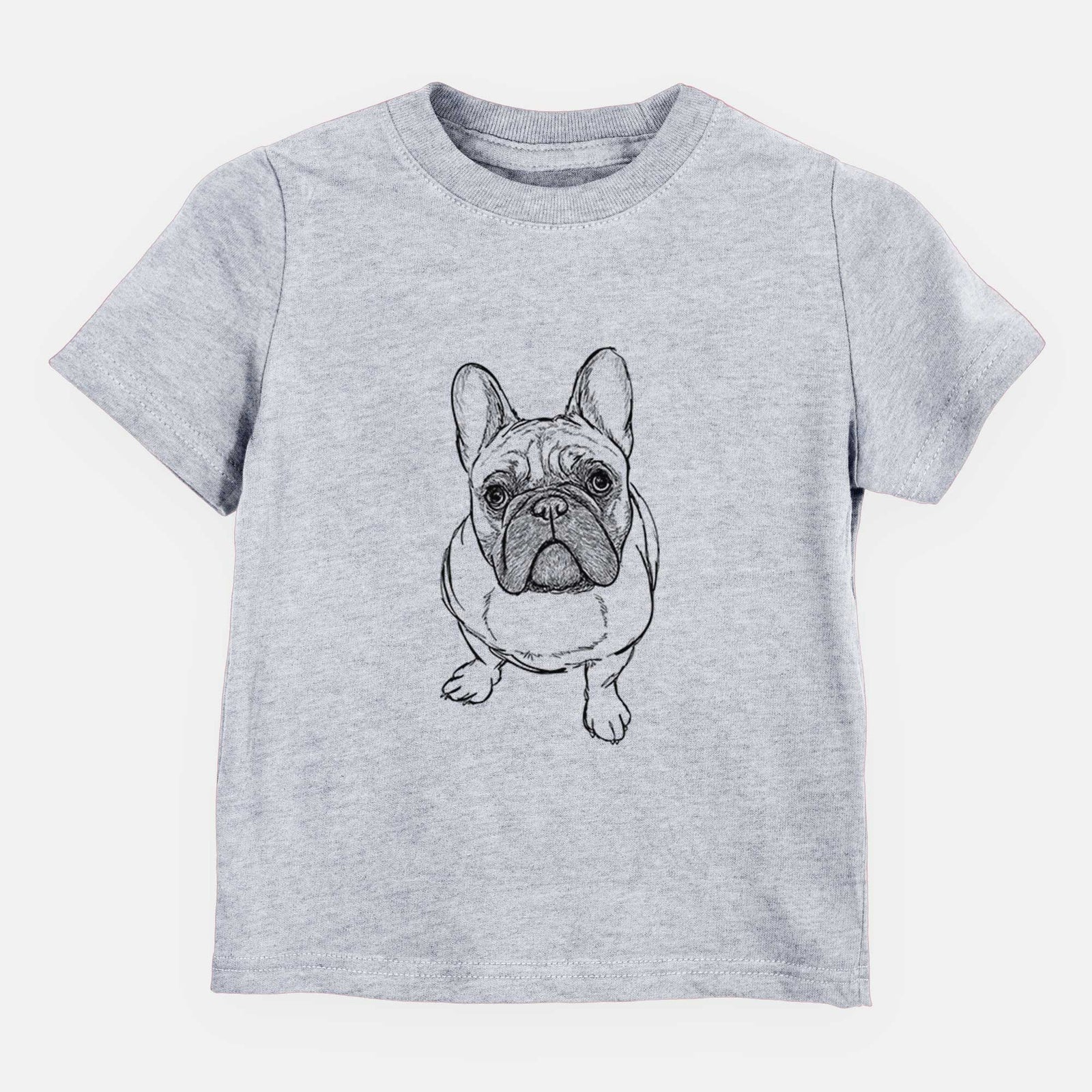 Doodled River the French Bulldog - Kids/Youth/Toddler Shirt