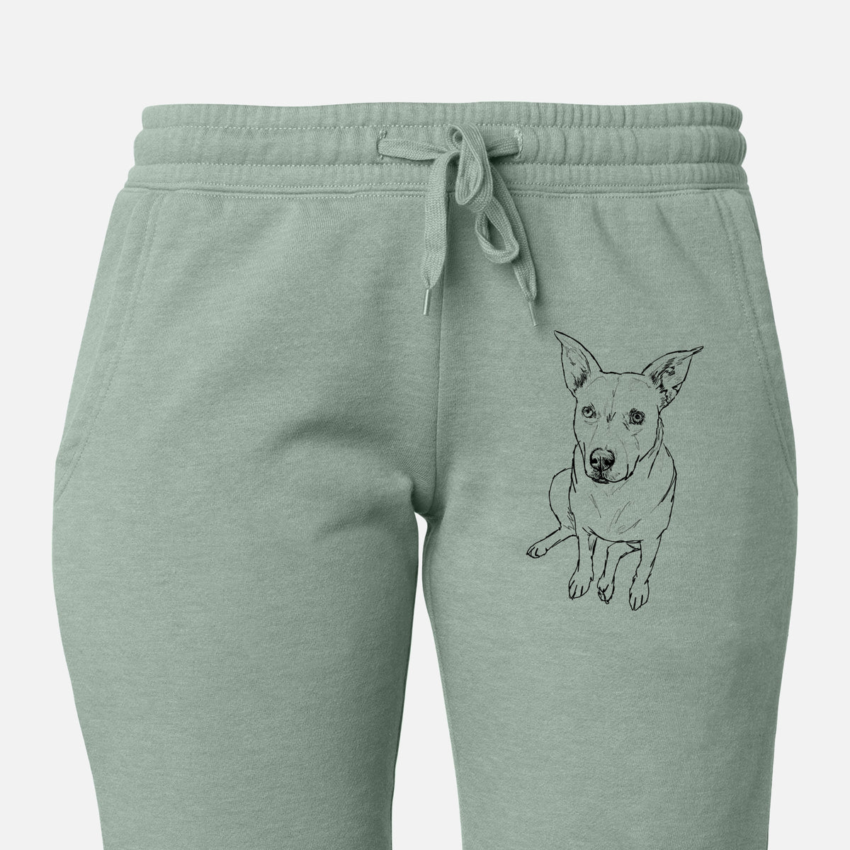 Doodled Rockstar the Mixed Breed - Women&#39;s Cali Wave Joggers