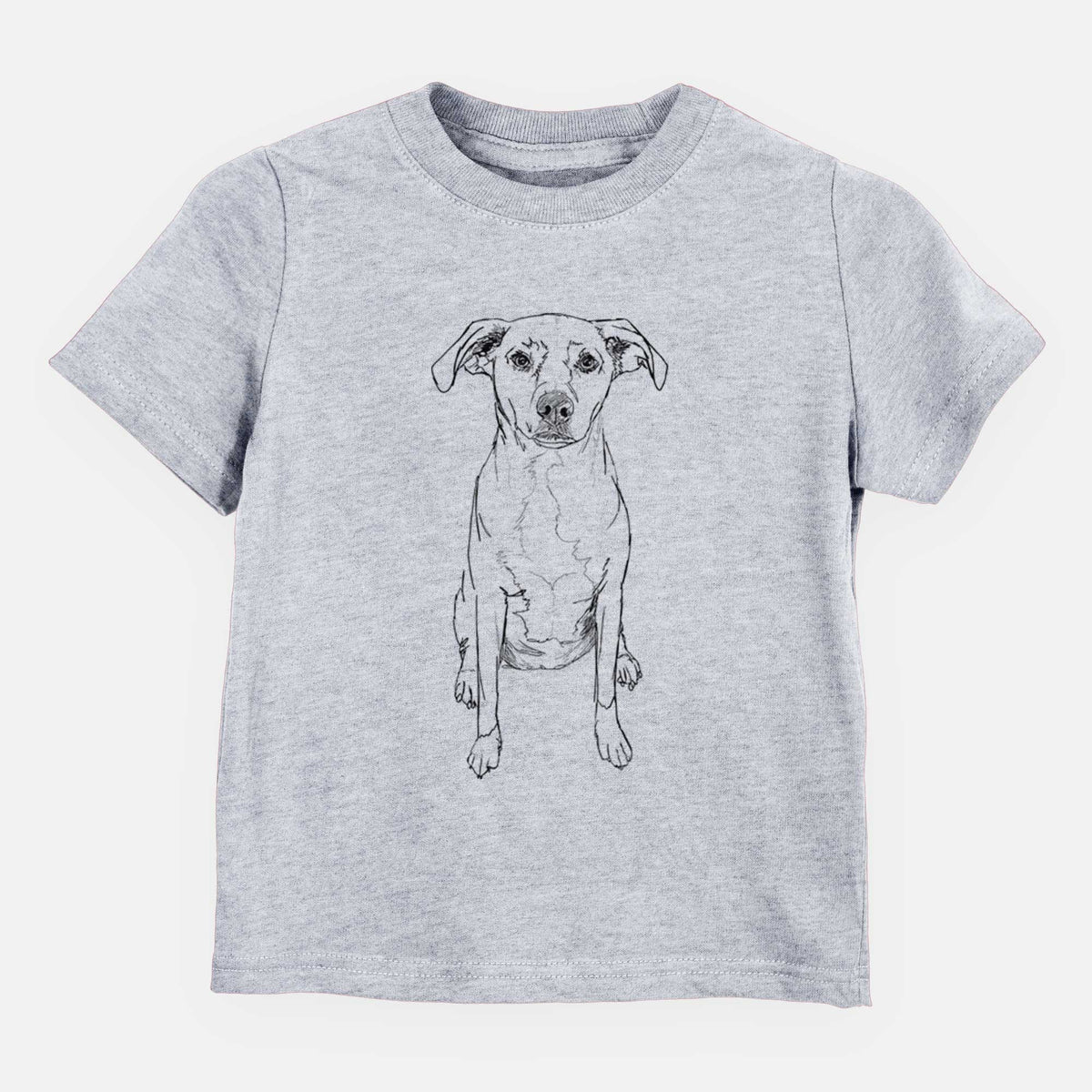 Doodled Rose Chiffon the Beagle Lab Mix - Kids/Youth/Toddler Shirt