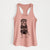 Doodled Rottweiler - Women's Racerback Tanktop