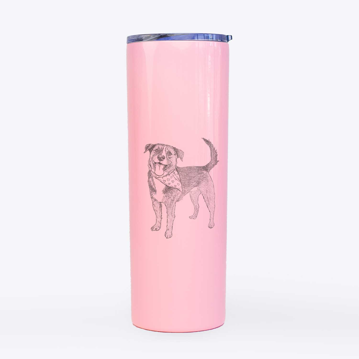 Doodled Roxy the Shepherd Mixed Breed - 20oz Skinny Tumbler