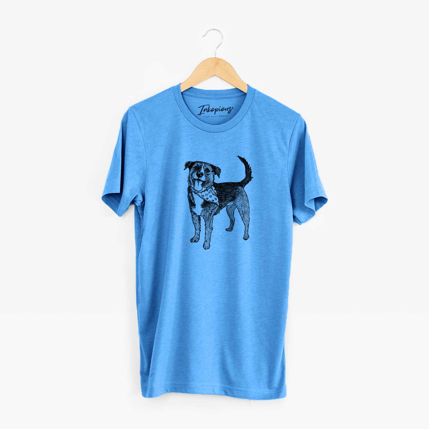 Doodled Roxy the Shepherd Mixed Breed - Unisex Crewneck