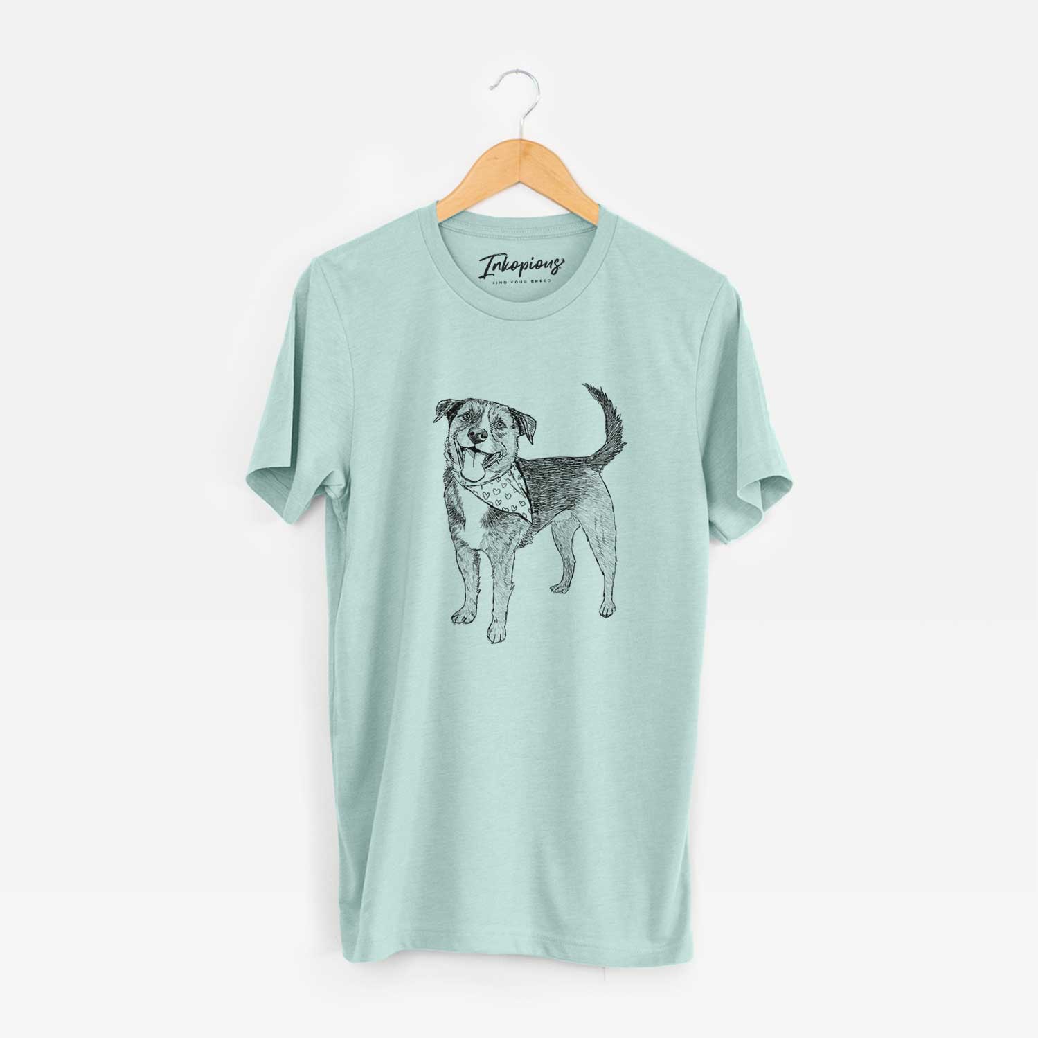Doodled Roxy the Shepherd Mixed Breed - Unisex Crewneck