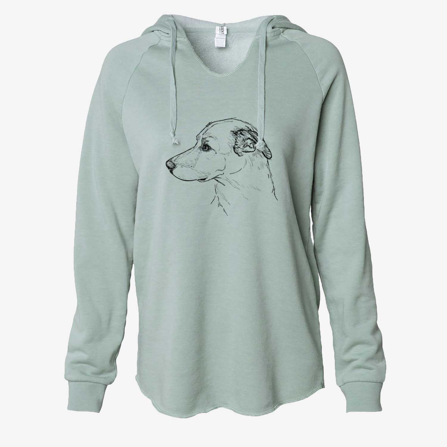 Doodled SamMix the Mixed Breed - Cali Wave Hooded Sweatshirt