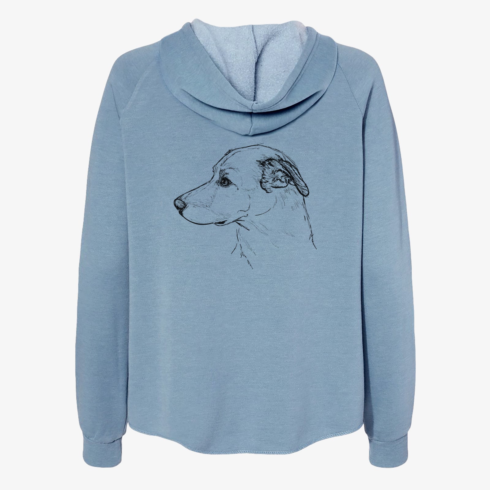 Doodled SamMix the Mixed Breed - Women's Cali Wave Zip-Up Sweatshirt