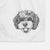 Doodled Santana Banana the Bichon Poodle Decorative Hand Towel