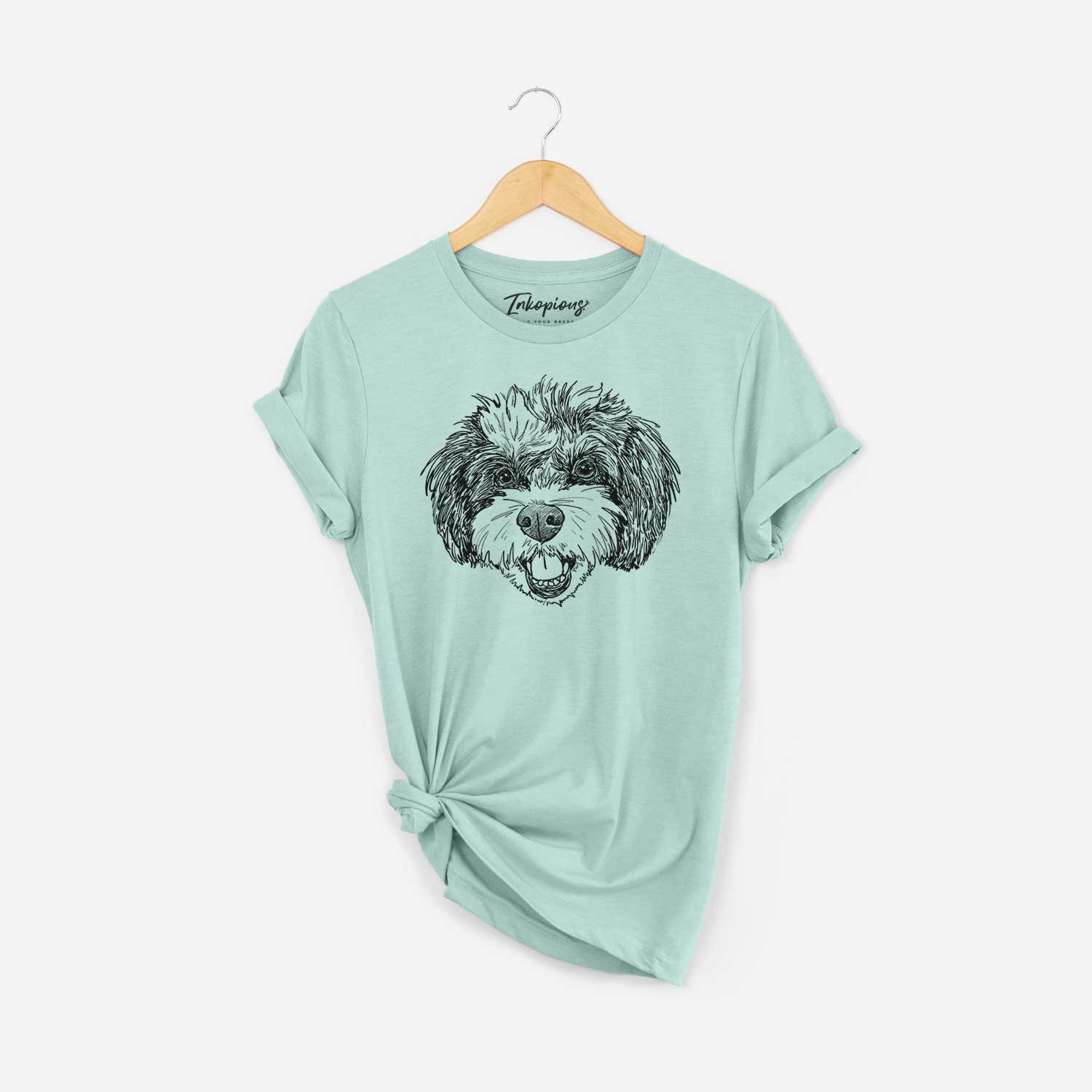 Doodled Santana Banana the Bichon Poodle - Unisex Crewneck