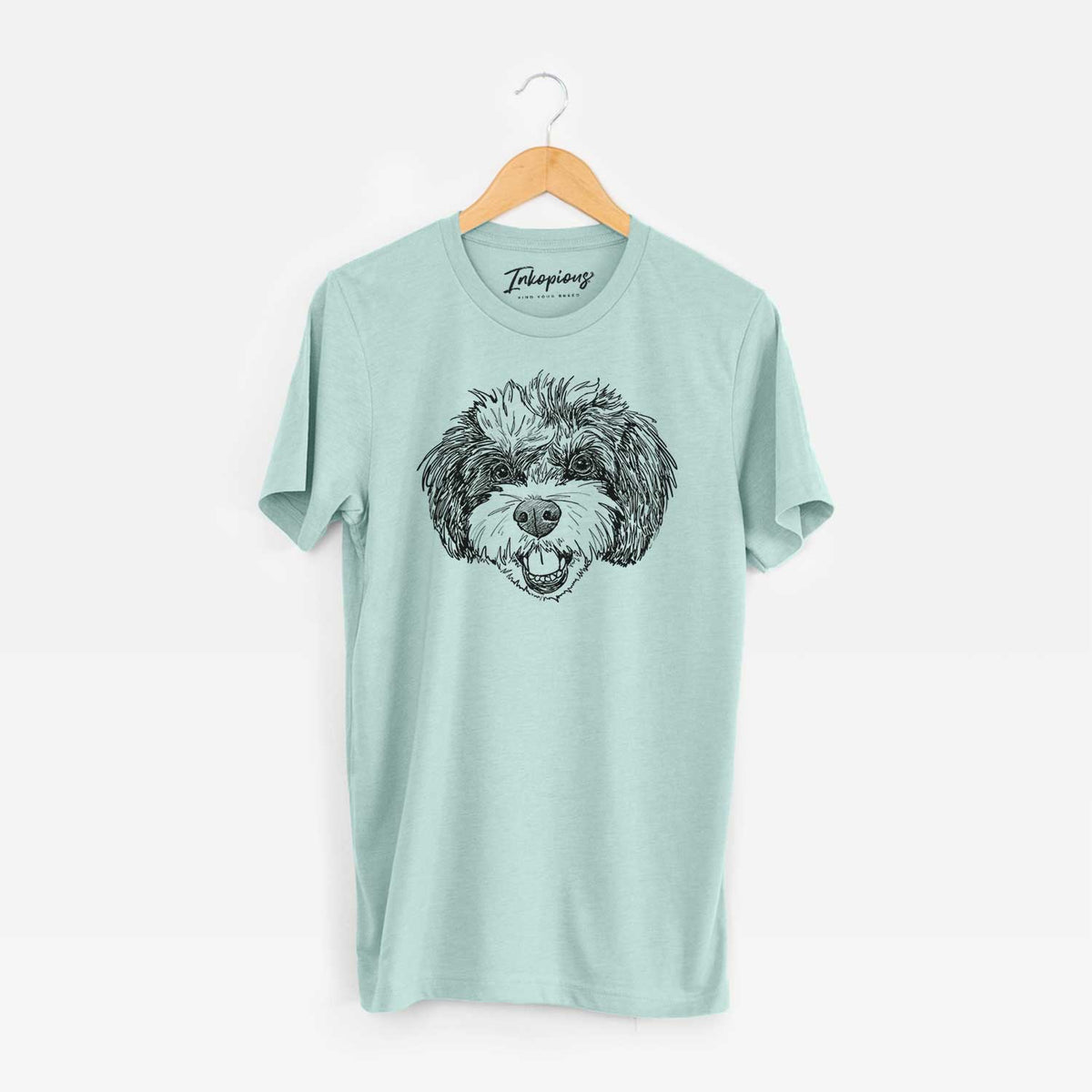 Doodled Santana Banana the Bichon Poodle - Unisex Crewneck