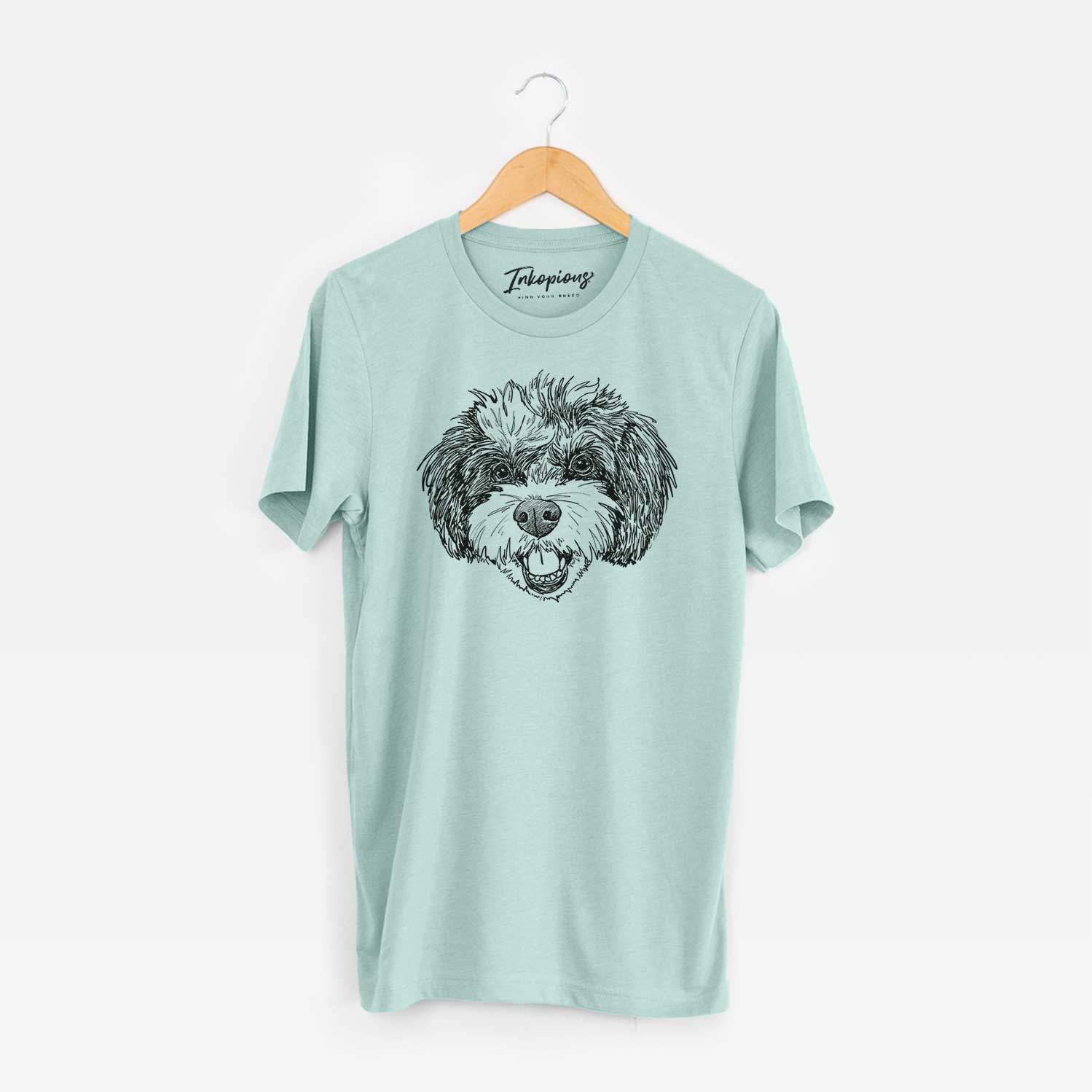 Doodled Santana Banana the Bichon Poodle - Unisex Crewneck