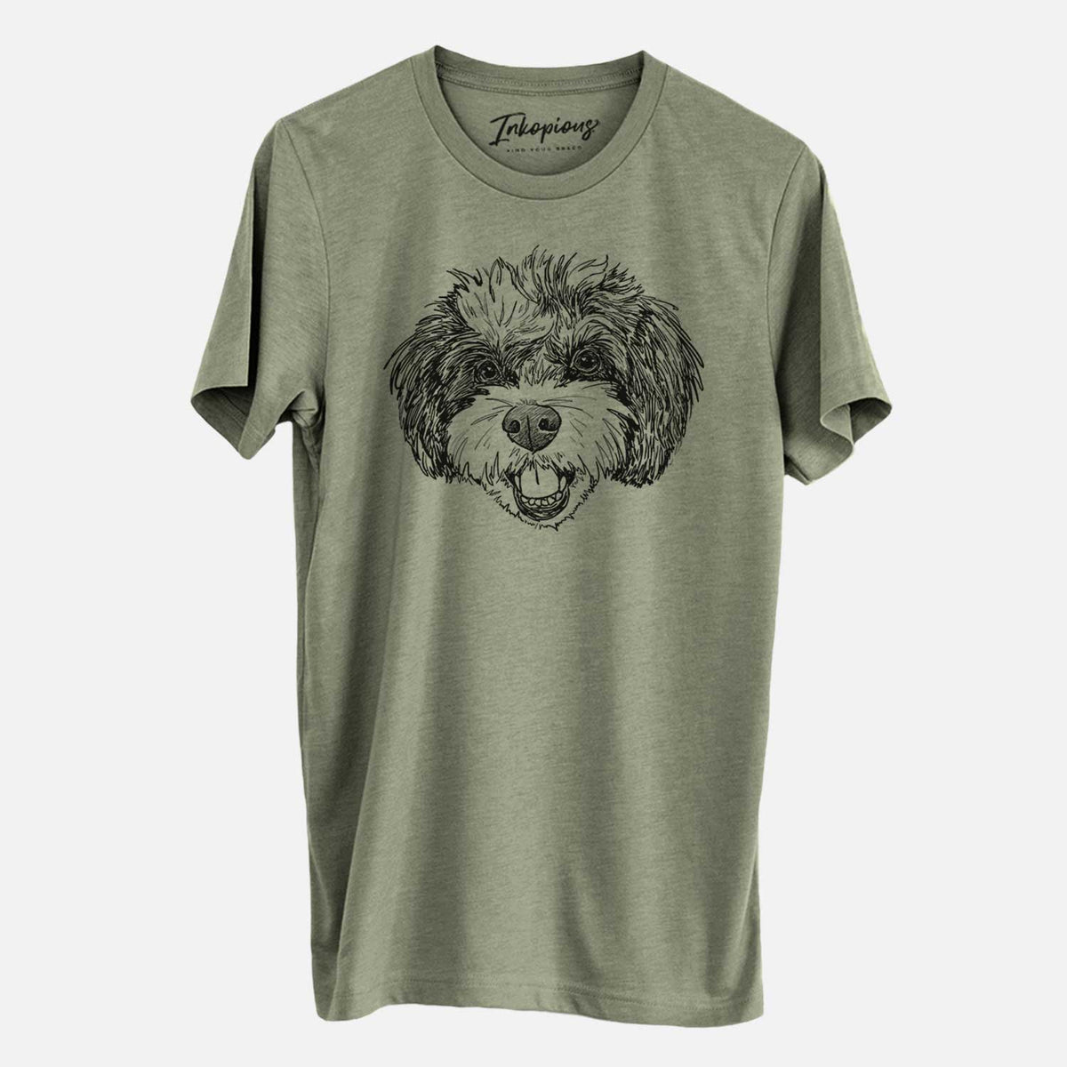 Doodled Santana Banana the Bichon Poodle - Unisex Crewneck