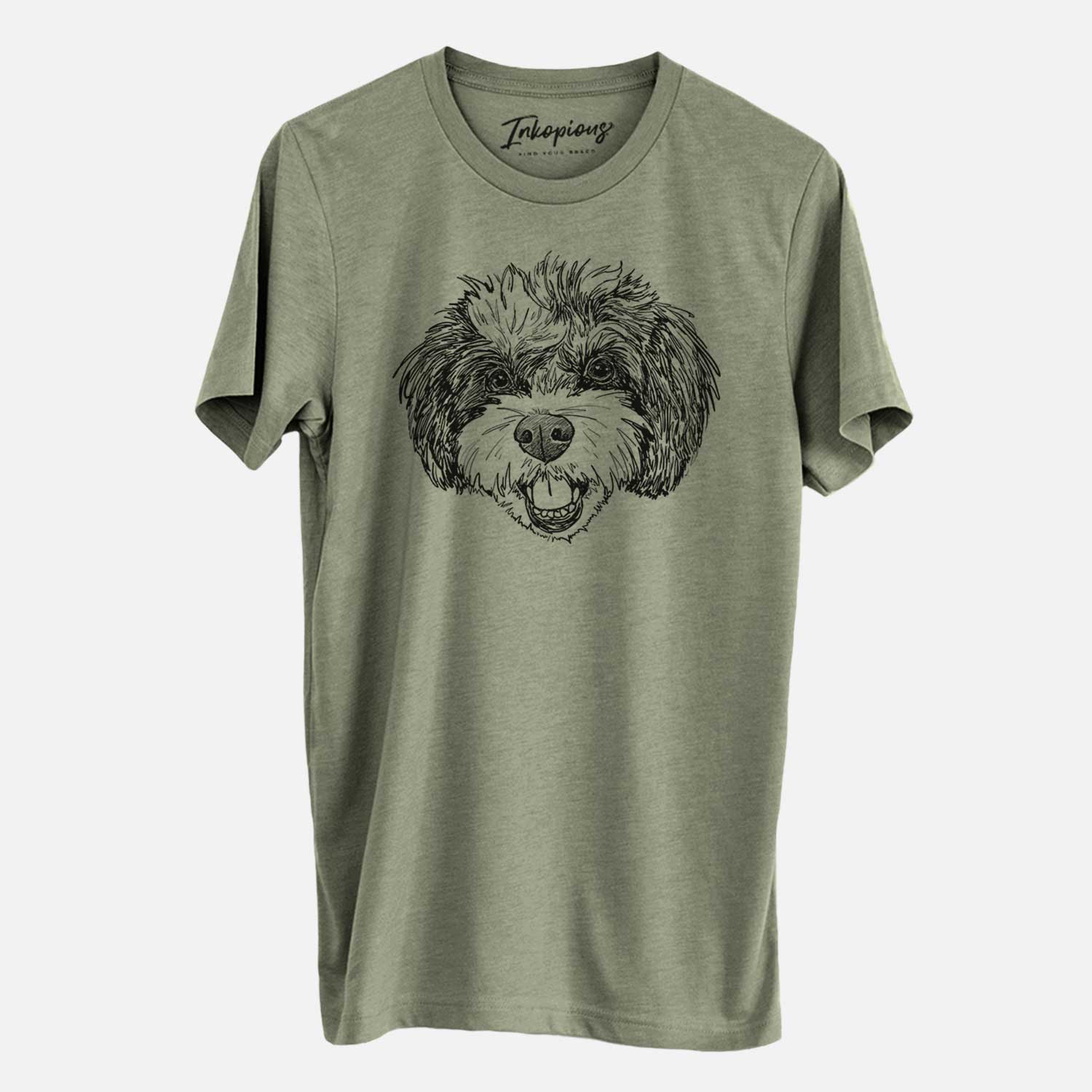 Doodled Santana Banana the Bichon Poodle - Unisex Crewneck