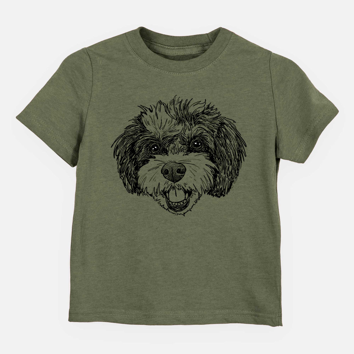 Doodled Santana Banana the Bichon Poodle - Kids/Youth/Toddler Shirt