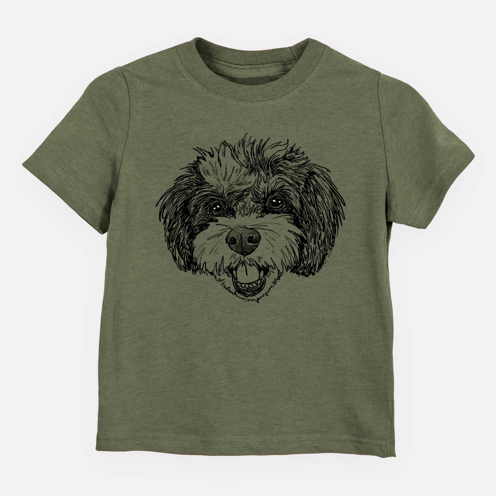 Doodled Santana Banana the Bichon Poodle - Kids/Youth/Toddler Shirt