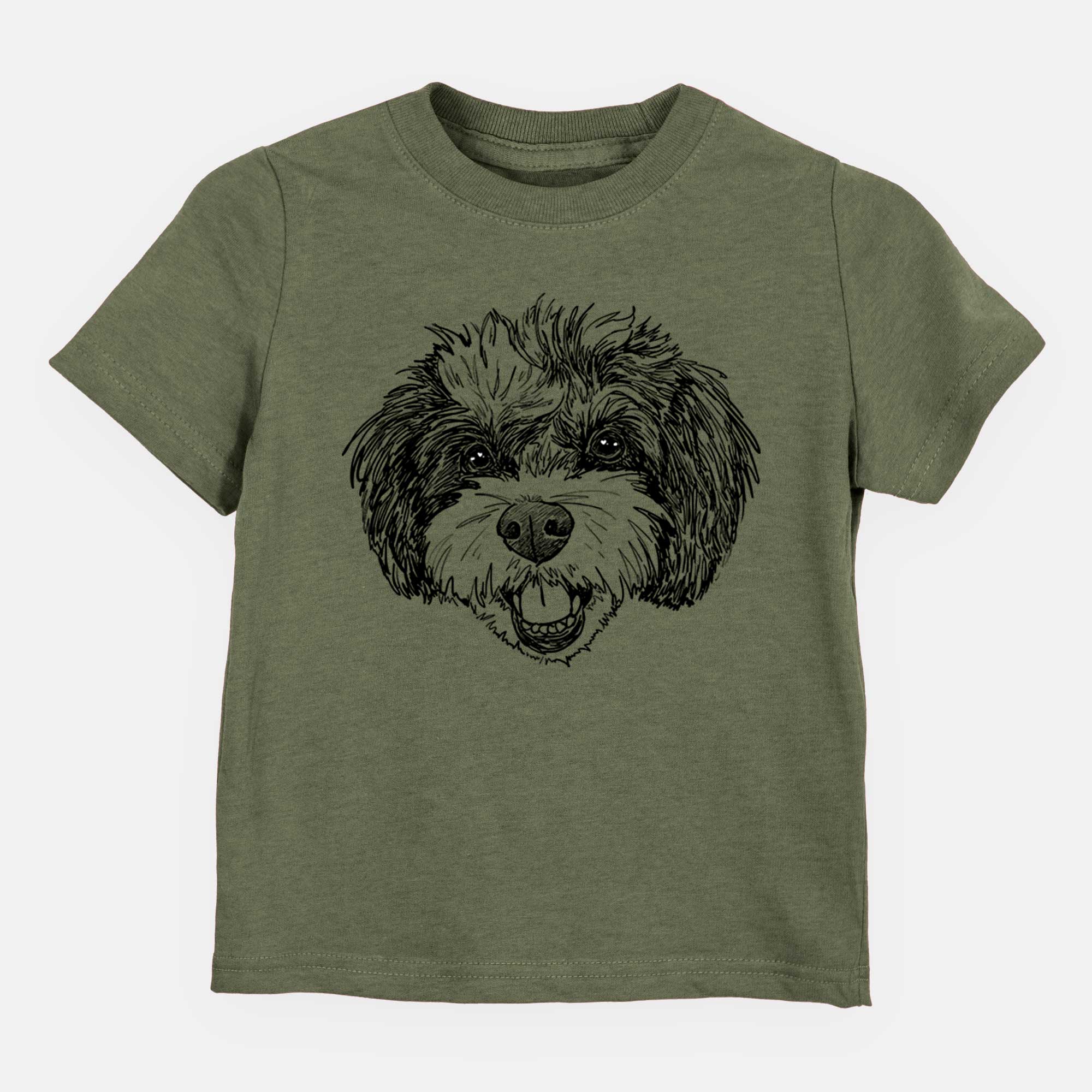 Doodled Santana Banana the Bichon Poodle - Kids/Youth/Toddler Shirt