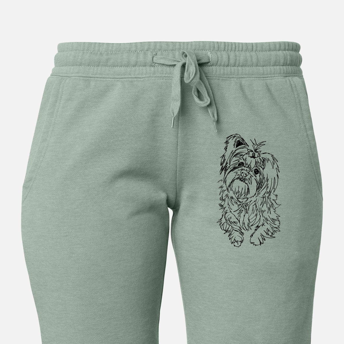 Doodled Sebastian the Carkie - Women&#39;s Cali Wave Joggers