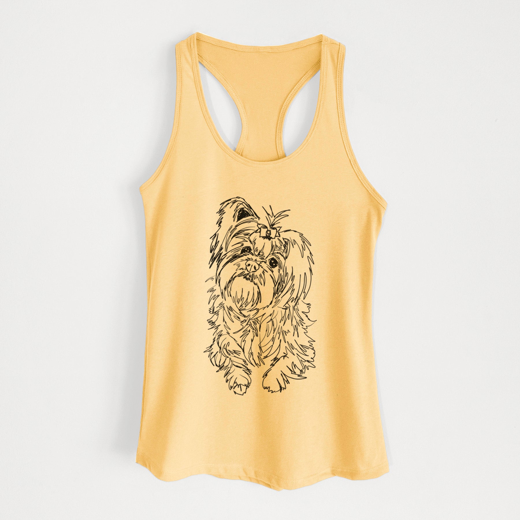 Doodled Sebastian the Carkie - Women's Racerback Tanktop