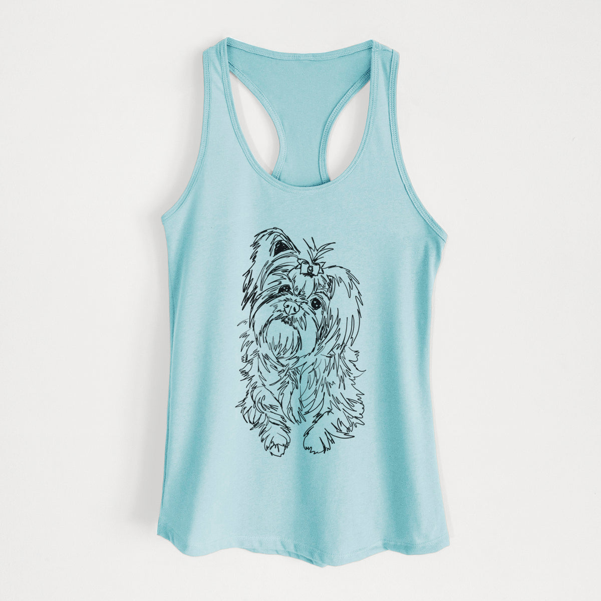 Doodled Sebastian the Carkie - Women&#39;s Racerback Tanktop