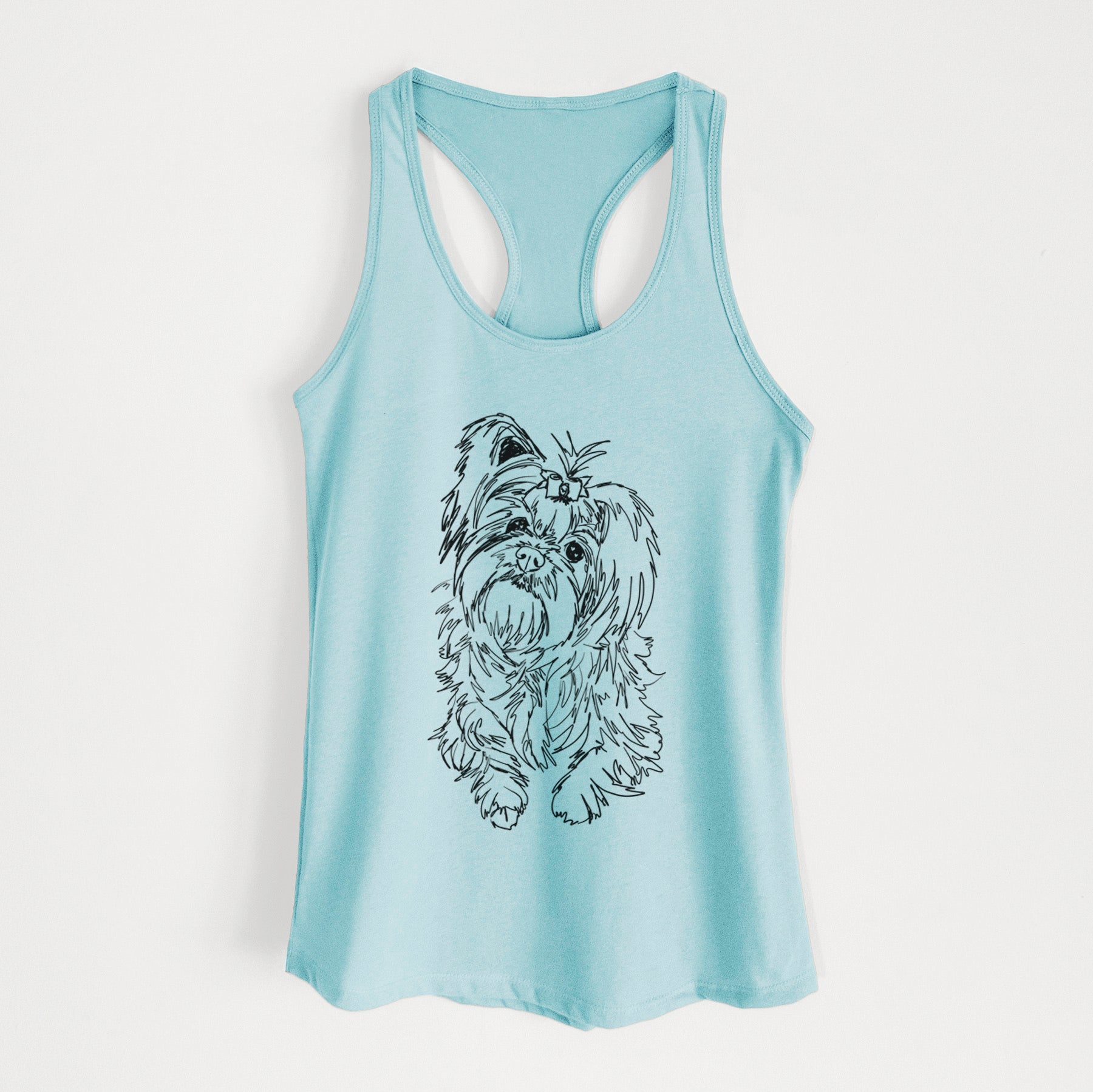 Doodled Sebastian the Carkie - Women's Racerback Tanktop