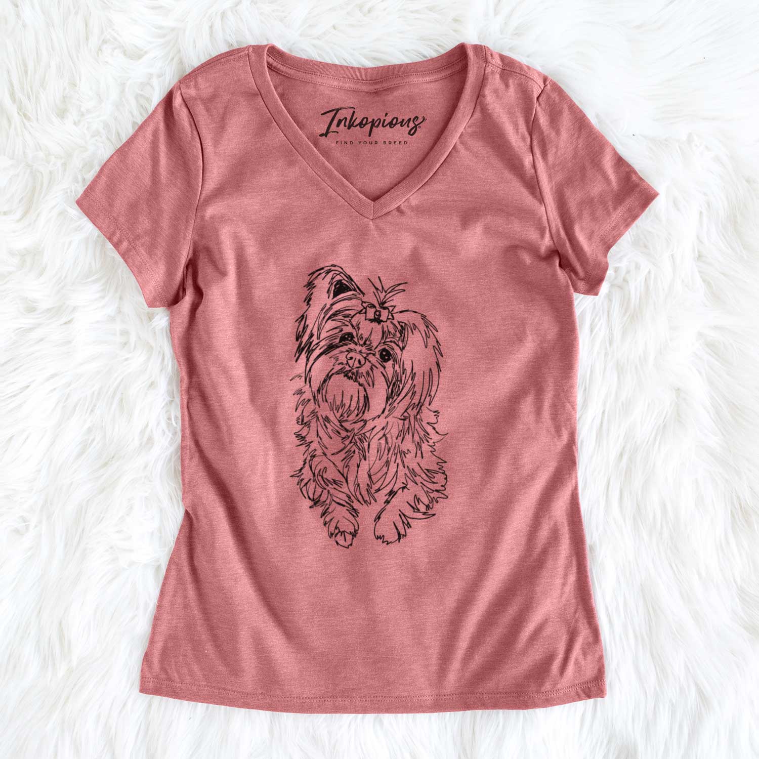 Doodled Sebastian the Carkie - Women's V-neck Shirt