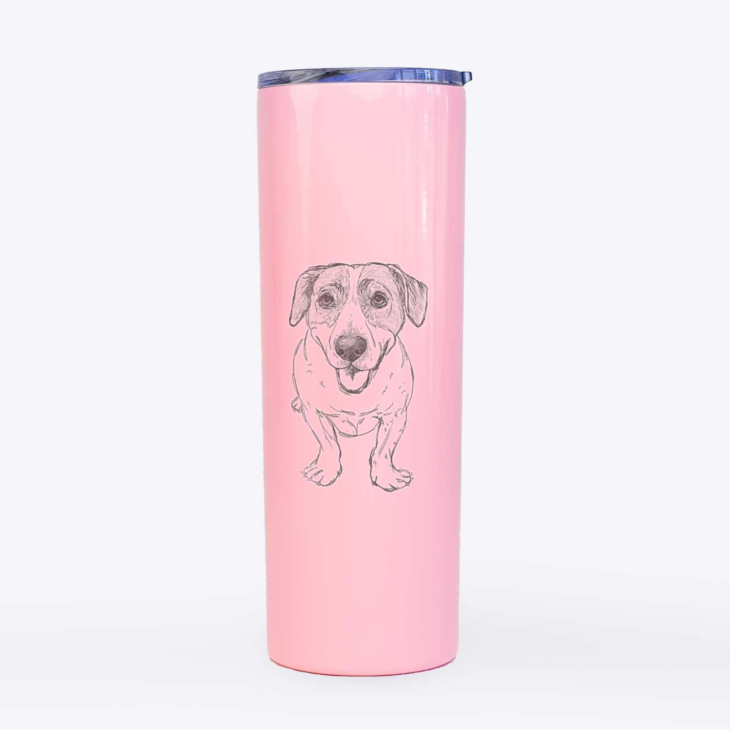 Doodled Sherlock the Mix Breed- 20oz Skinny Tumbler