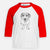 Doodled Sherlock the Mixed Breed - Youth 3/4 Long Sleeve